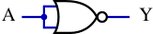 File:NOT from NOR ANSI.svg